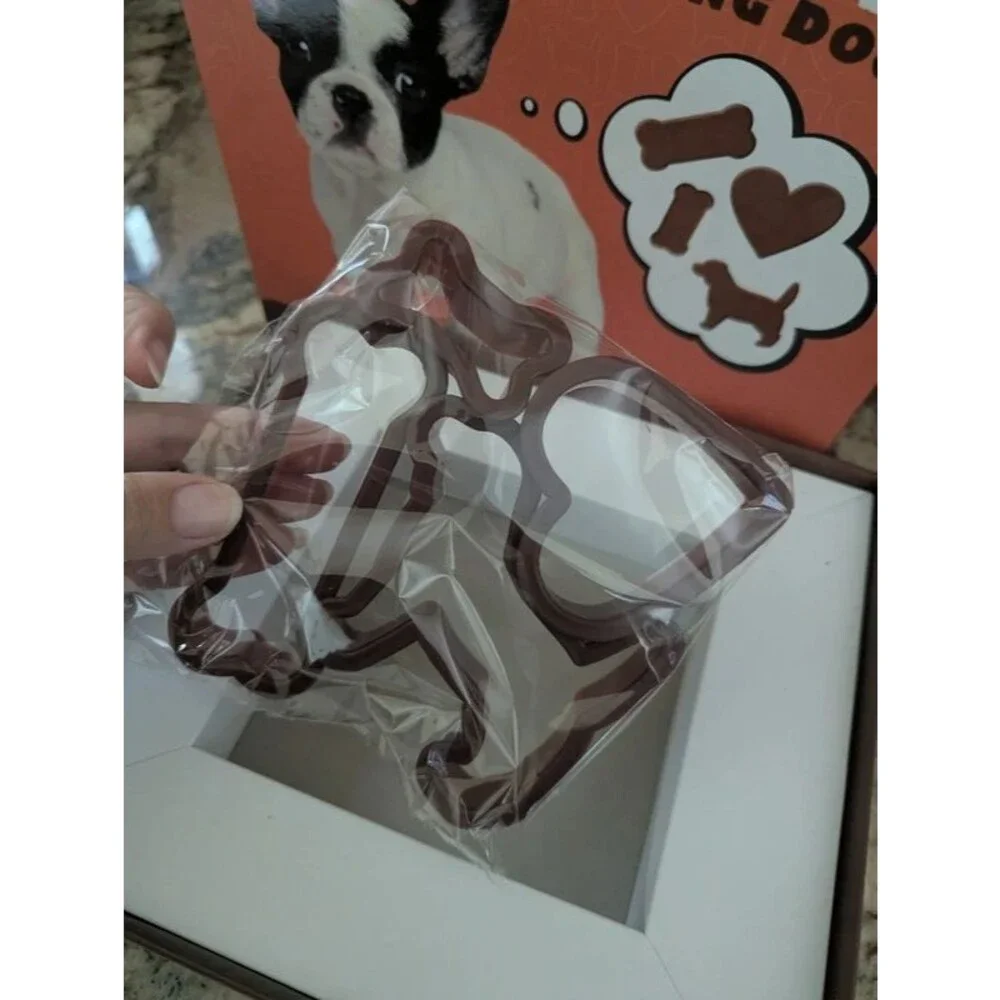 Tasty Treats for dogs recipe book and cookie cutter set dog bone